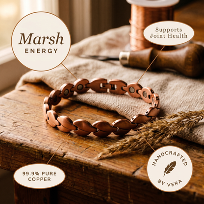 MARSH | Linked Magnetic Copper Anklet
