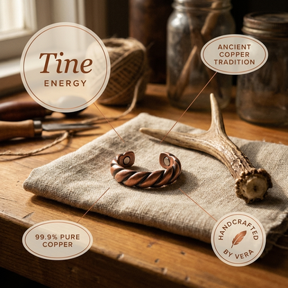 TINE | Twisted Ridge Copper Ring