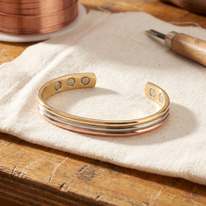 FELL | Tri-Tone Copper Bracelet