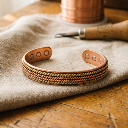 FORGE | Braided Magnetic Copper Bracelet