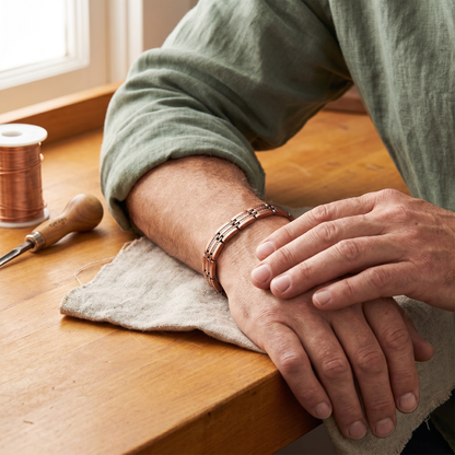 PIKE | Rope-Edge Copper Bracelet