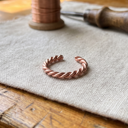 THISTLE | Coiled Wire Copper Ring