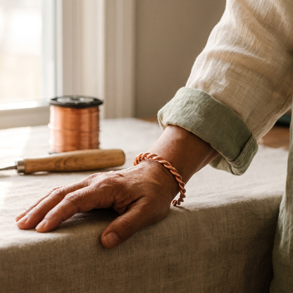 TENSOR | Twisted Copper Bracelet