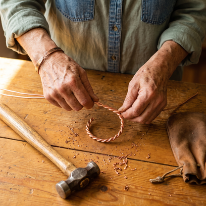 TENSOR | Twisted Copper Bracelet