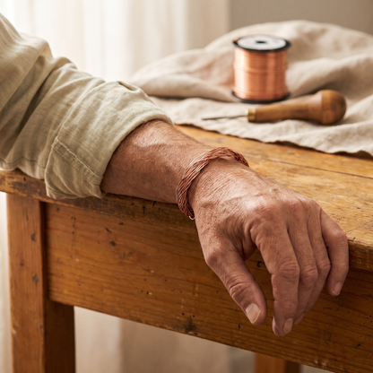 ELM | Braided Copper Cuff Bracelet