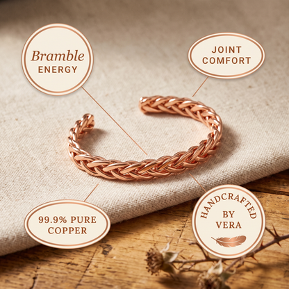 BRAMBLE | Braided Copper Bracelet