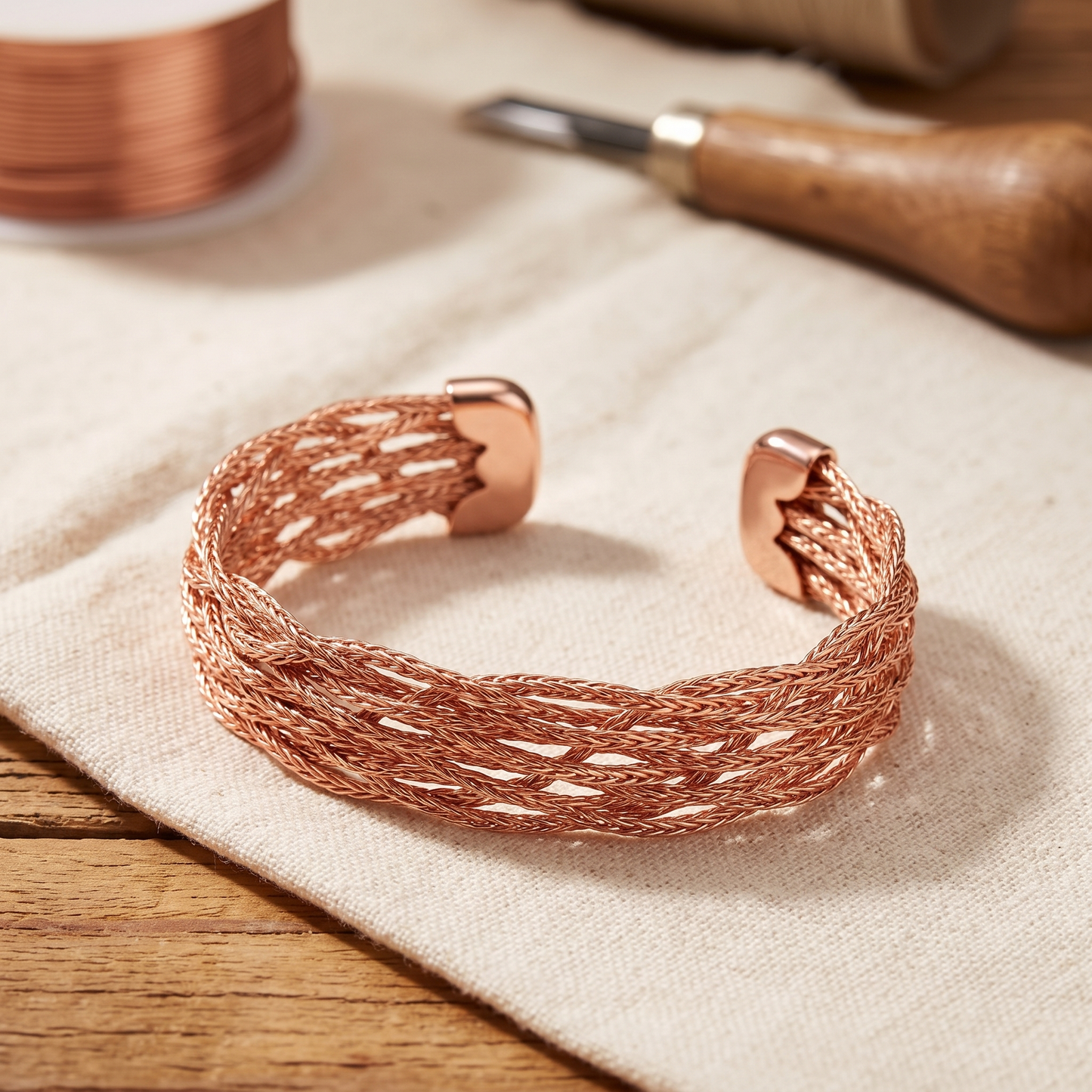 ELK | Braided Copper Cuff