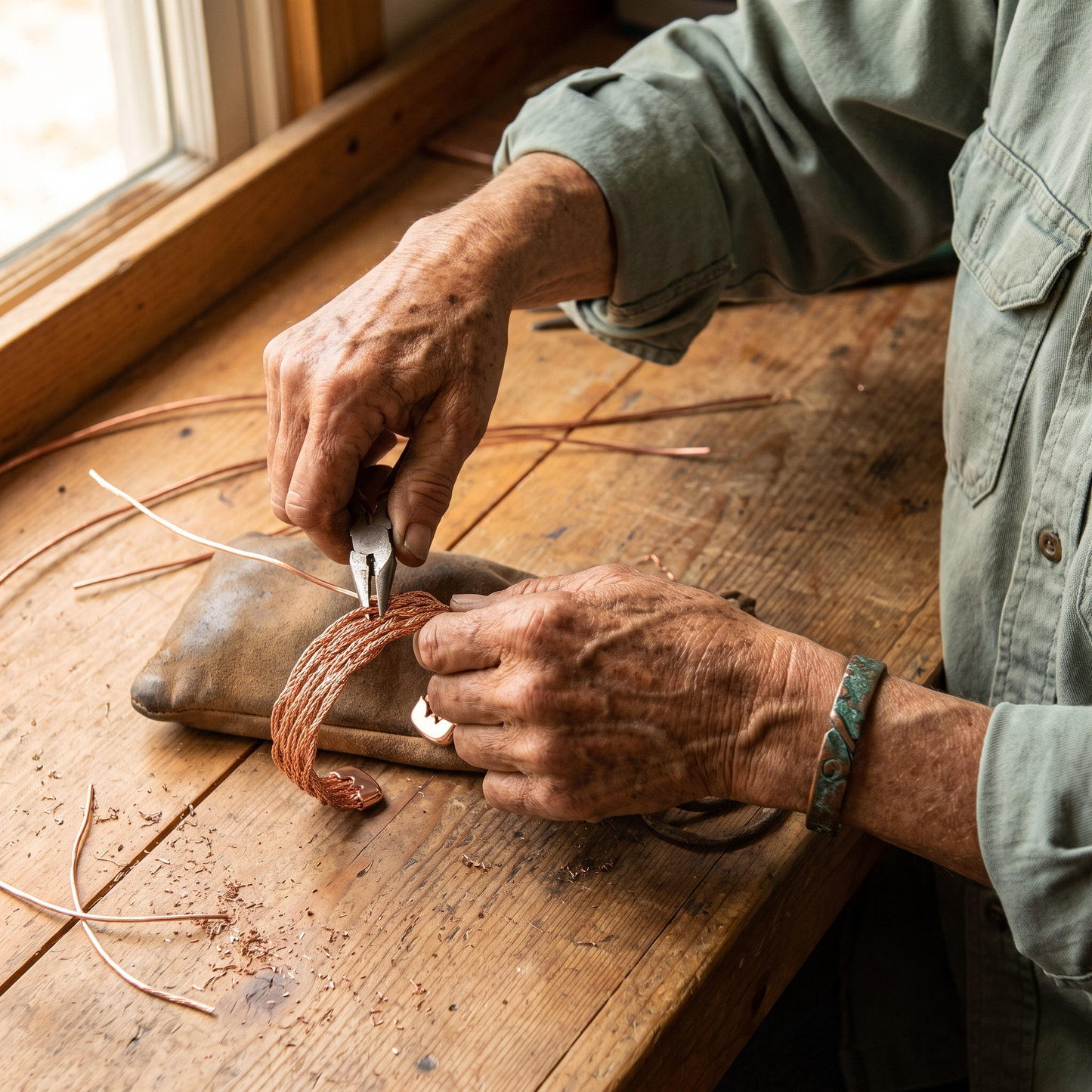 ELK | Braided Copper Cuff