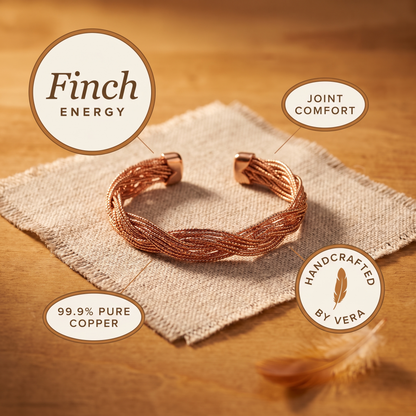FINCH | Twisted Copper Torsade Bracelet