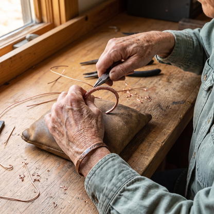 FJORD | Coiled Wire Copper Cuff