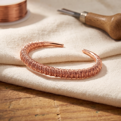 FJORD | Coiled Wire Copper Cuff