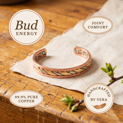 BUD | Three-Strand Twist Copper Cuff