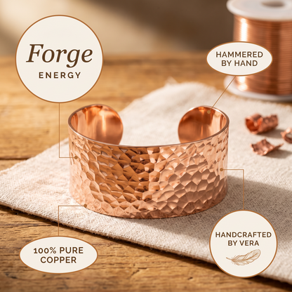 FORGE | Hand-Hammered Copper Bracelet