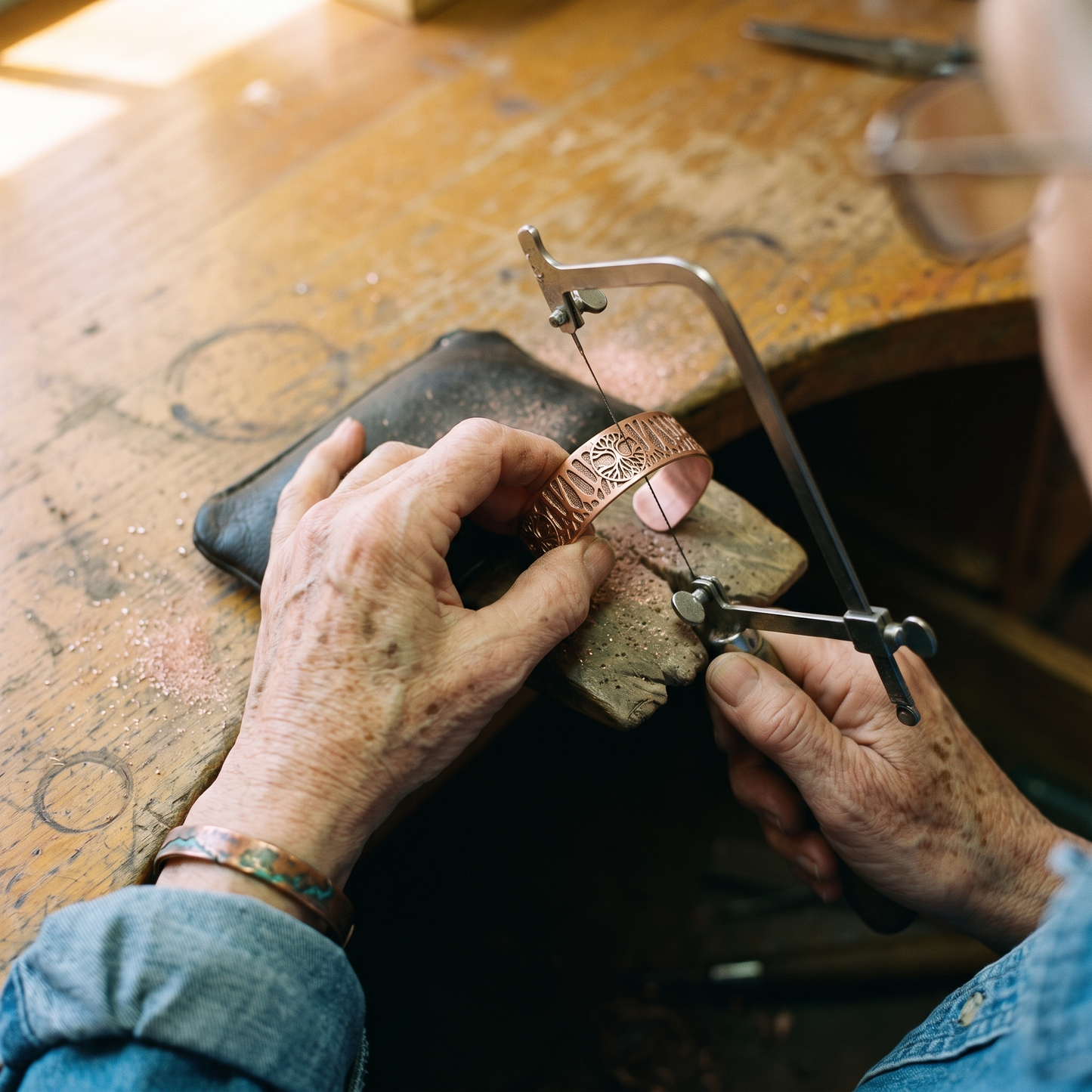 VINE | Openwork Copper Cuff