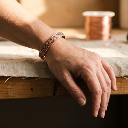 TIDE | Flowing Lines Copper Cuff