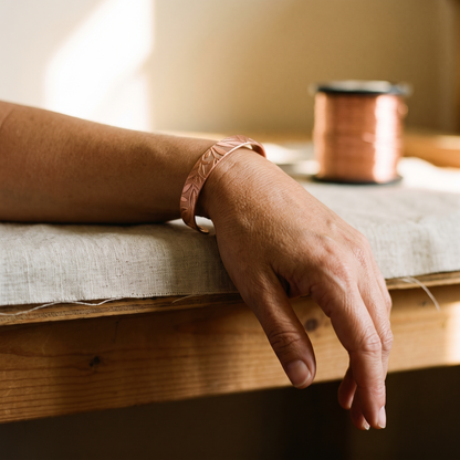 GROVE | Botanical Engraved Copper Cuff