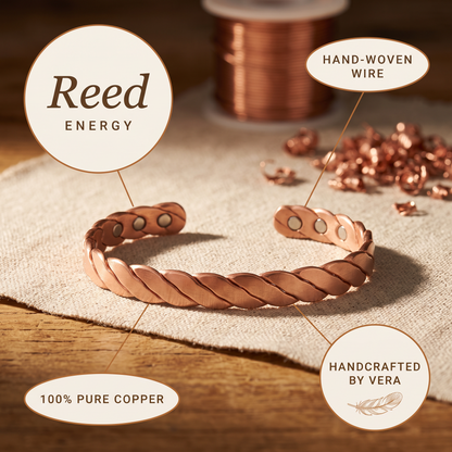 REED | Braided Copper Bracelet