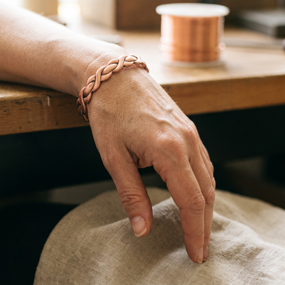 LOOM | Braided Copper Bracelet