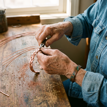 LOOM | Braided Copper Bracelet