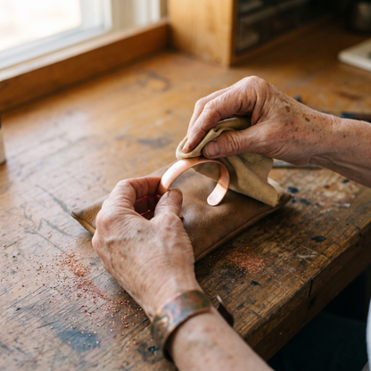 TIDE | Hand-Forged Copper Cuff