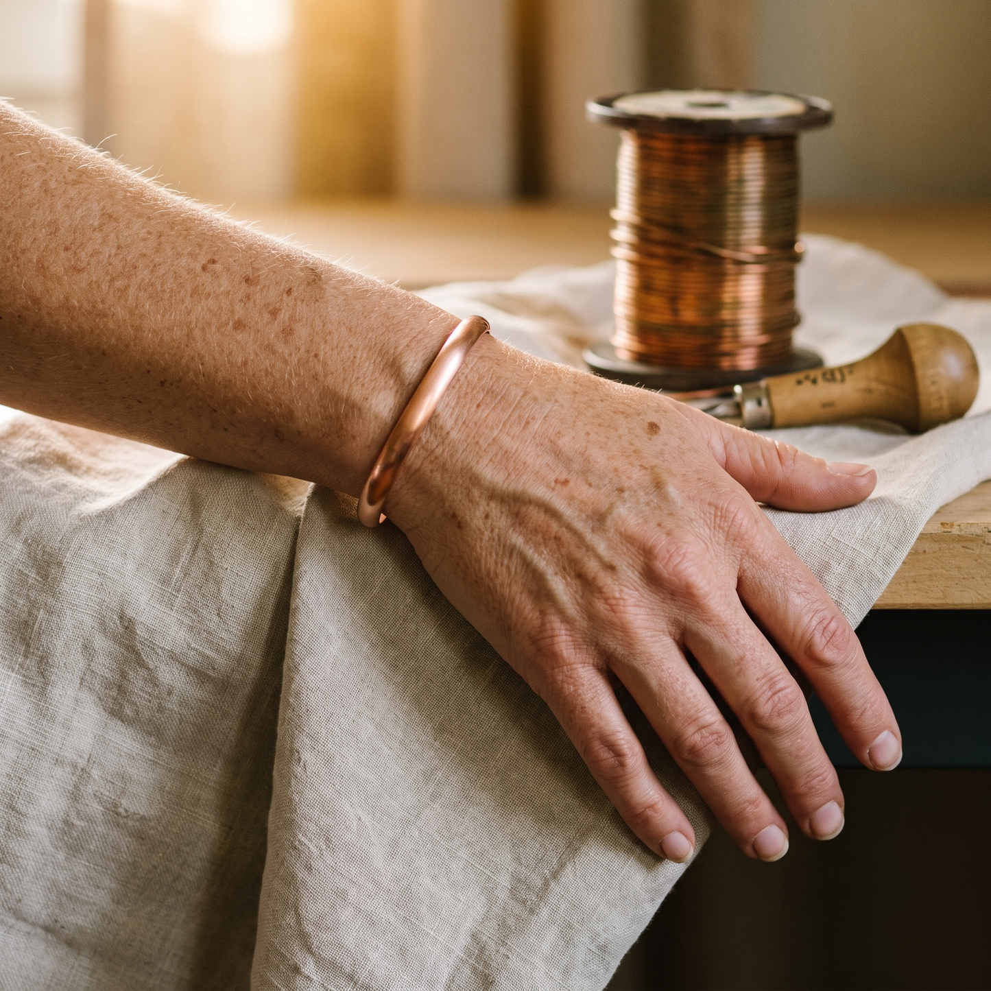 FLOW | Minimalist Copper Cuff