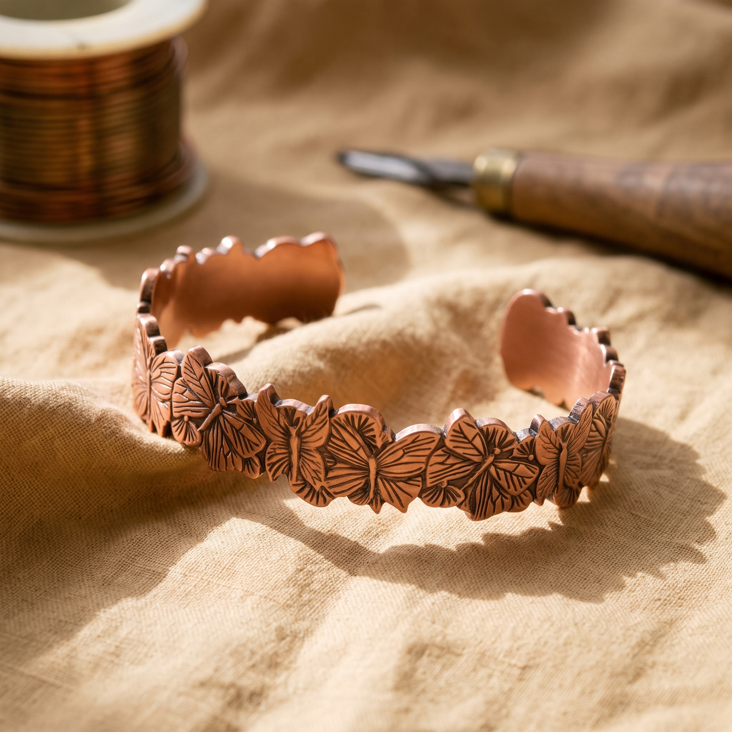 SKY | Butterfly Relief Copper Cuff