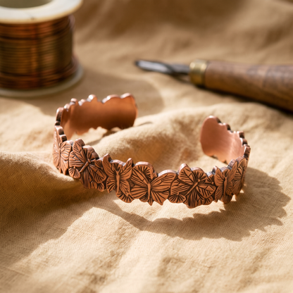 SKY | Butterfly Relief Copper Cuff