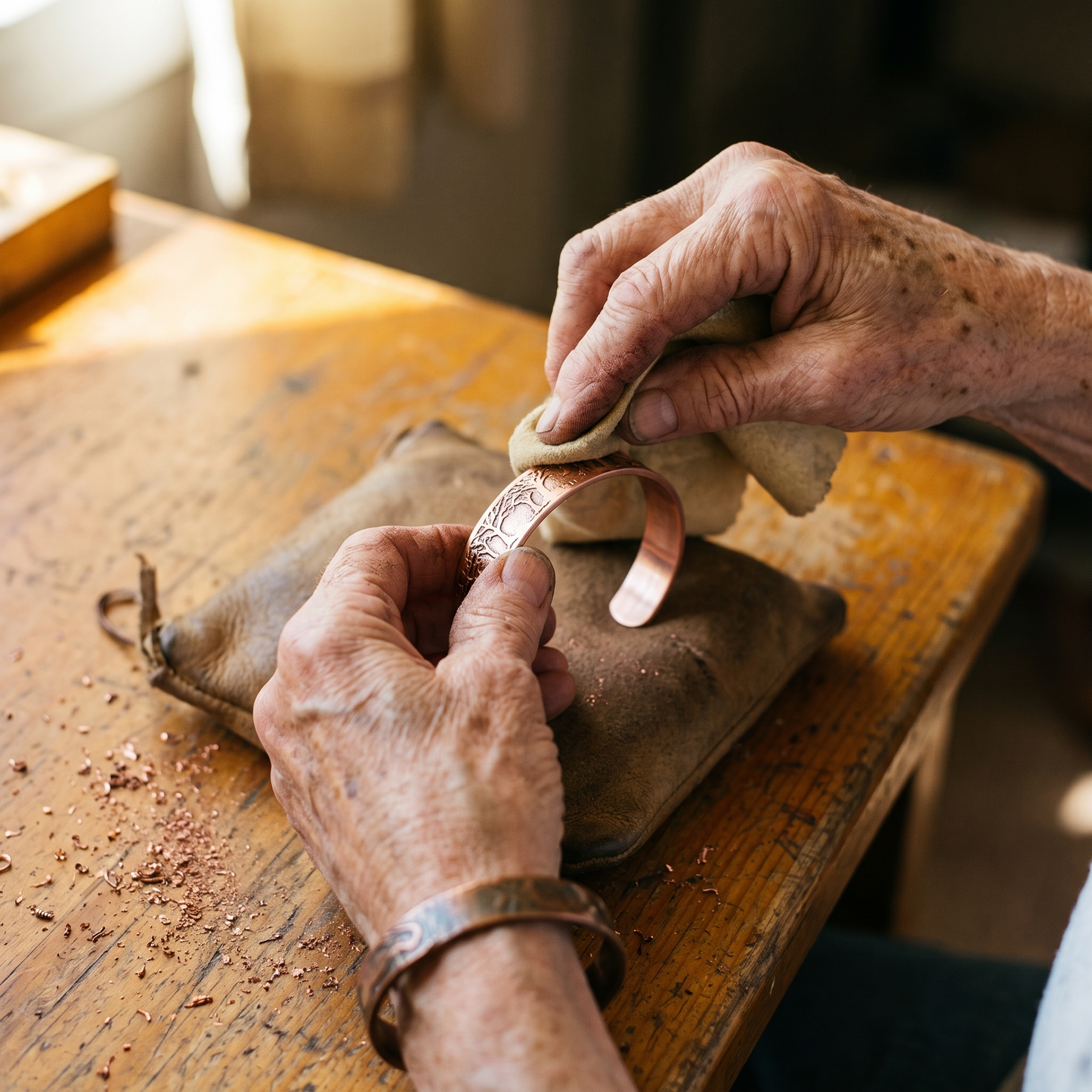 GROVE | Tree Relief Copper Cuff
