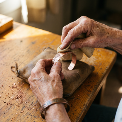 GROVE | Tree Relief Copper Cuff
