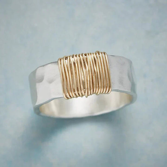 PERPETUAL | Vintage Gold Silver Ring
