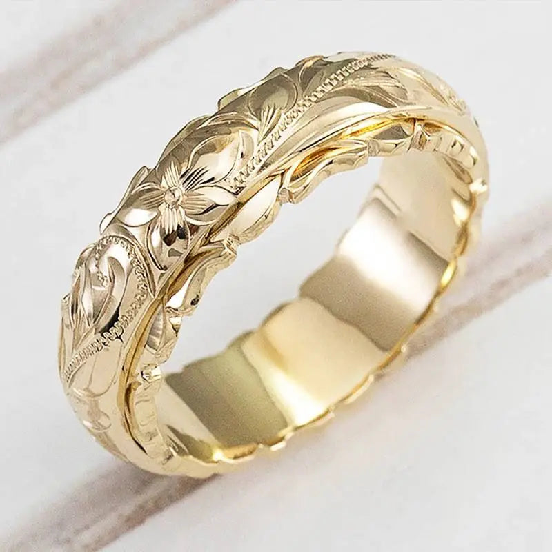 AMARANTH | Vintage Gold Flower Ring