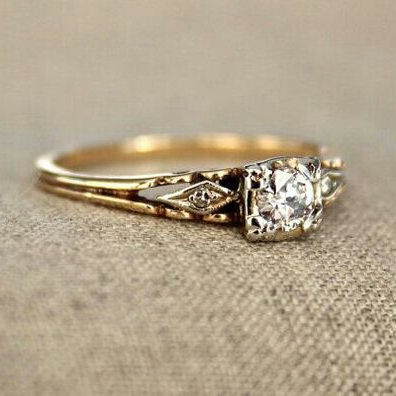 SNOWDRIFT | Gold Vintage Ring