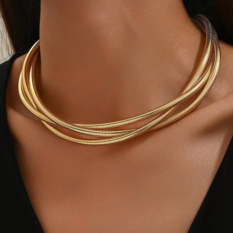 SHIMMERA | Gold Vintage Necklace
