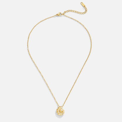SHELL | Crystal Seashell Pendant Necklace