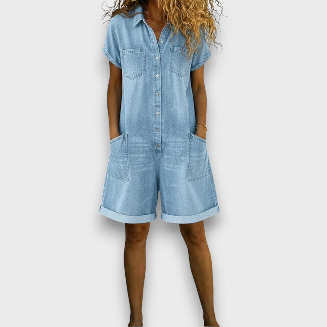 TUCSON | Denim Romper