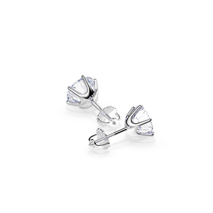 ROSEMONT | White Gold Chic Earrings